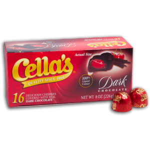 Cella's Dark Chocolate Cherries 8oz 6ct